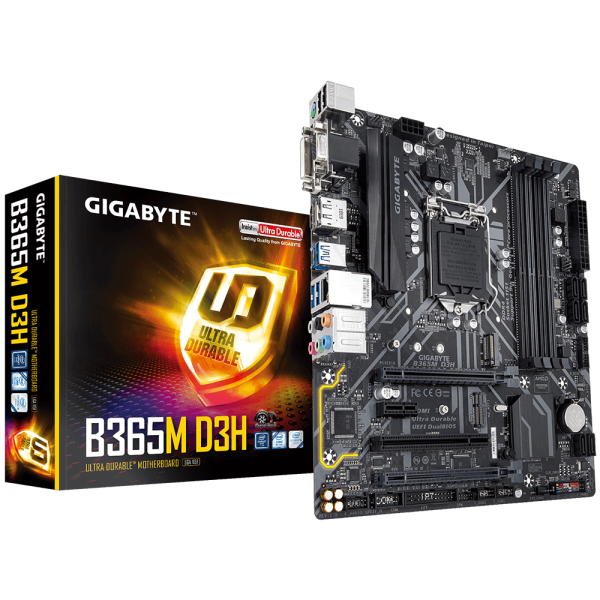 Mainbaord Gigabyte B365M-D3H (Chipset Intel B365/ Socket LGA1151 v2
