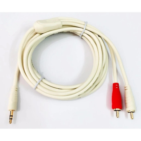 Dây cable loa 1 đầu 3.5 ra 2 AV dài 1m8