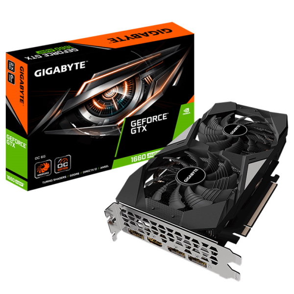 VGA GIGABYTE GeForce GTX 1660 SUPER OC 6G (GV-N166SOC-6GD)