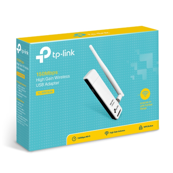 Card Wireless N USB TP-Link TL-WN722N- 150Mbps