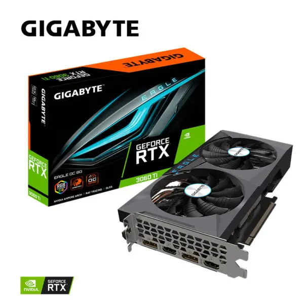 VGa Gigabyte Engine đồ họa: GeForce RTX™ 3060 Ti/ 8Ghz