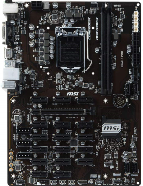 Mainboard MSI B360-F PRO (Intel B360, Socket LGA1151, ATX, 2 khe DDR4)