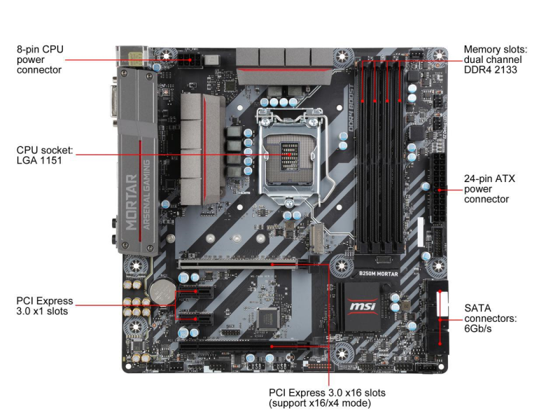 Msi Mortar B250m