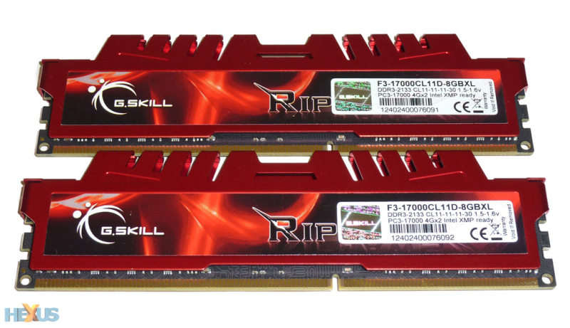 RAM GSKill RIPJAWSX DDR3 8GB bus 2133