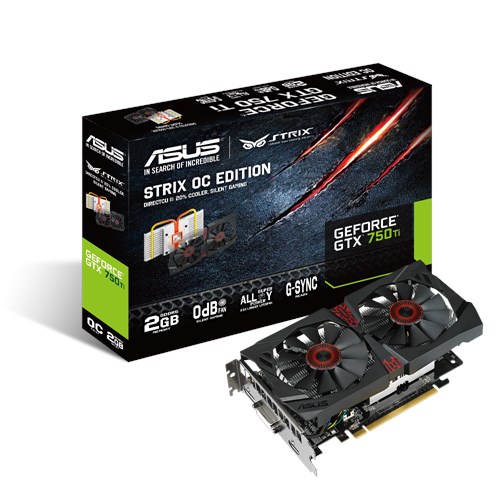 Vga ASUS STRIX-GTX750TI-OC-2GD5