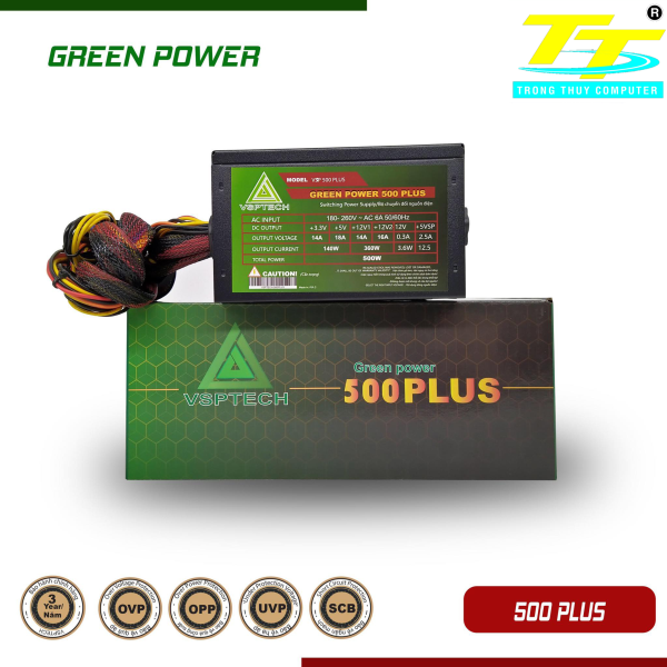 Nguồn VSP 500W VSP green